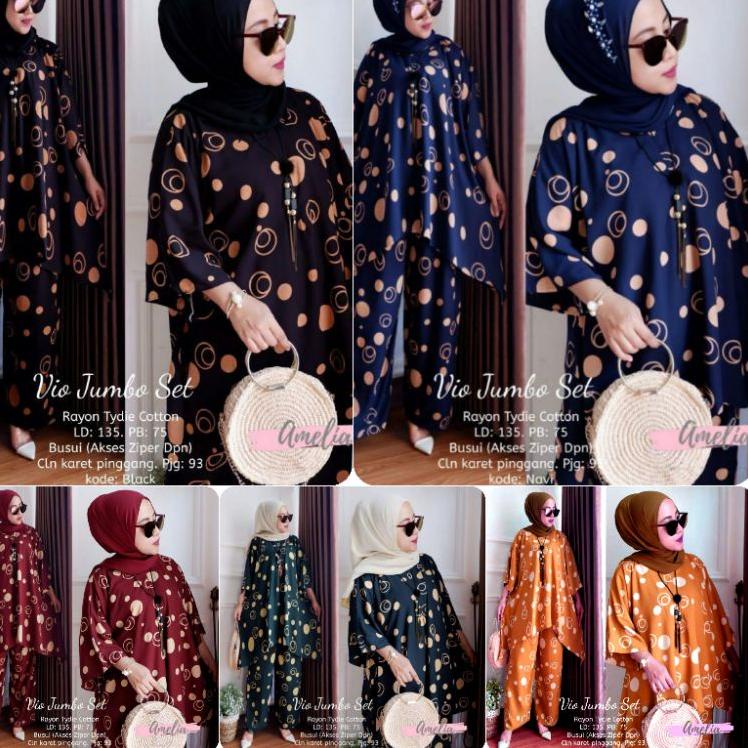 BIG SIZE SETELAN WAKAWAKA JUMBO LD 130 - 135 CMSETELAN WAKA VIO JUMBO SET BUBBLE SET/SINTIA SET/RENA