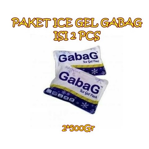 PAKET GABAG ICE GEL PACK 500gr ISI 2 PCS(motif random sesuai stock)