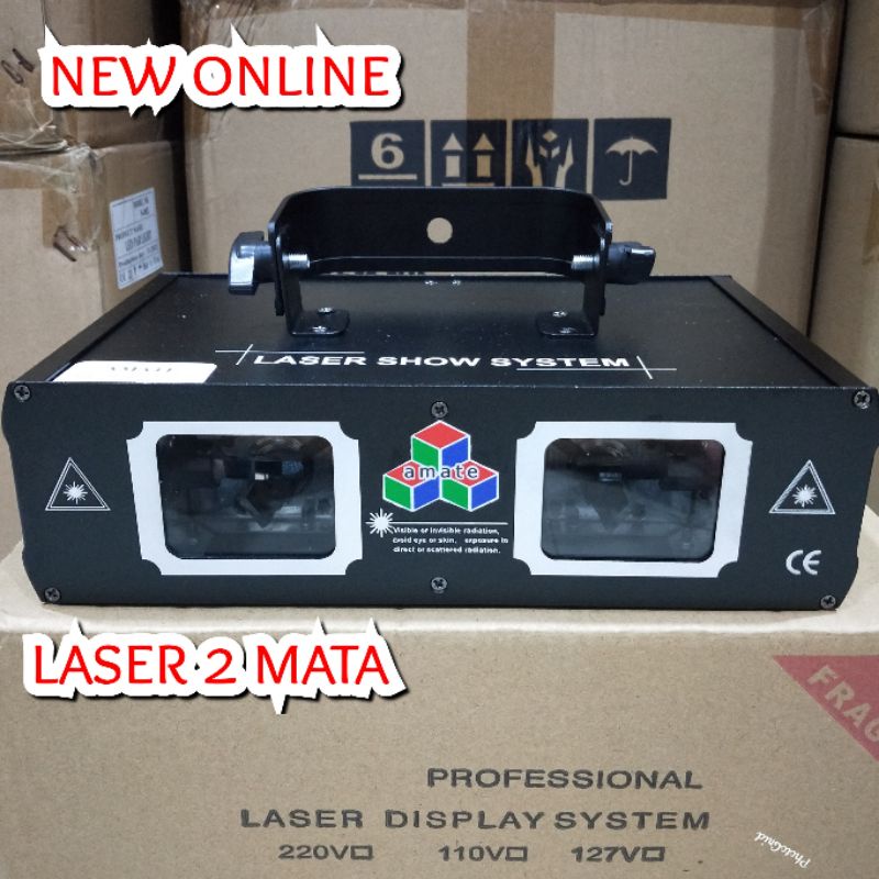 LASER PANGGUNG 2 MATA 4IN1 FULL COLOUR MERK AMATE KUALITAS DI JAMIN BAGUS