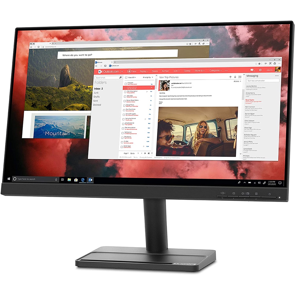 Lenovo Monitor L22e-30 22', VA, FHD, 75Hz, 72% NTSC, 3000:1