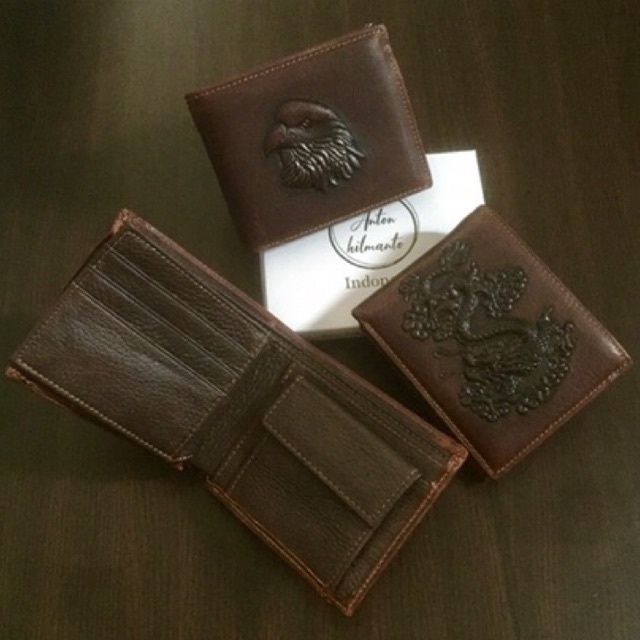 DOMPET KULIT ASLI cetak HEWAN EXSOTIS dari anton hilmanto model lipat dua sederhana #dompet #dompetpria #dompetcowok #dompetbagus #dompetkeren