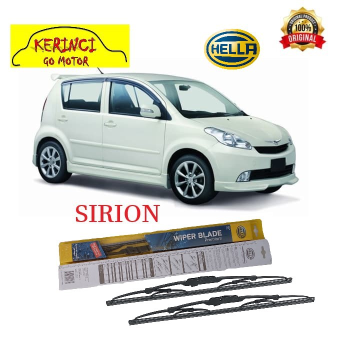 WIPER DAIHATSU SIRION HELLA PREMIUM 21&quot; &amp; 17&quot; - WIPER HELLA SEPASANG