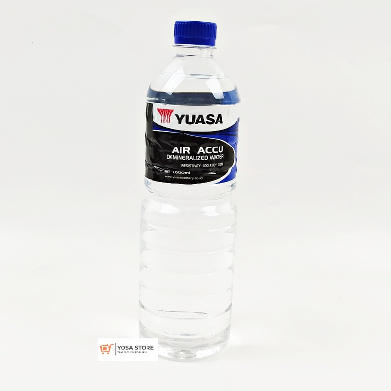 Jual Yuasa Air Aki Isi Ulang Distilled Biru 1000mL-1Botol-P. JAWA