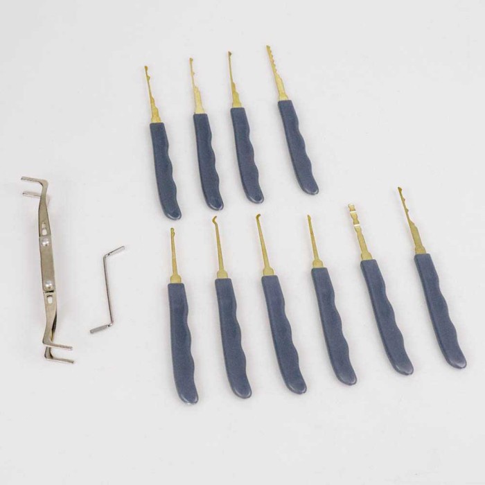 Set Alat Pembuka Gembok Pintu - 038 - Hitam