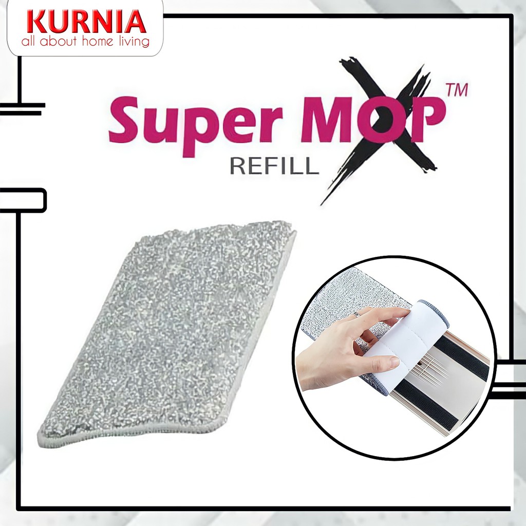 Kain refill Super MOP X BOLDe - Kain Pel Microfiber Super MOP X