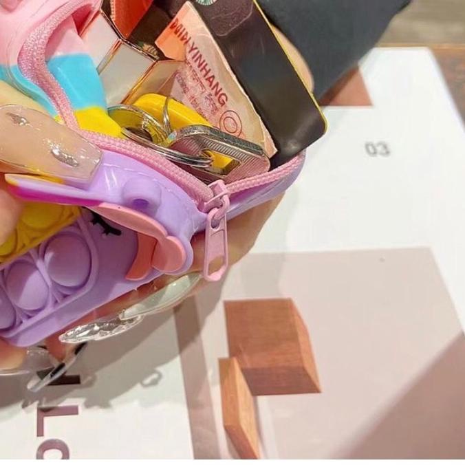 ✼ Tas Selempang Pop It Mainan Anak Pop It / Tas Pop It UNICORN Lucu / Koleksi Tas Lucu Anak Perempua