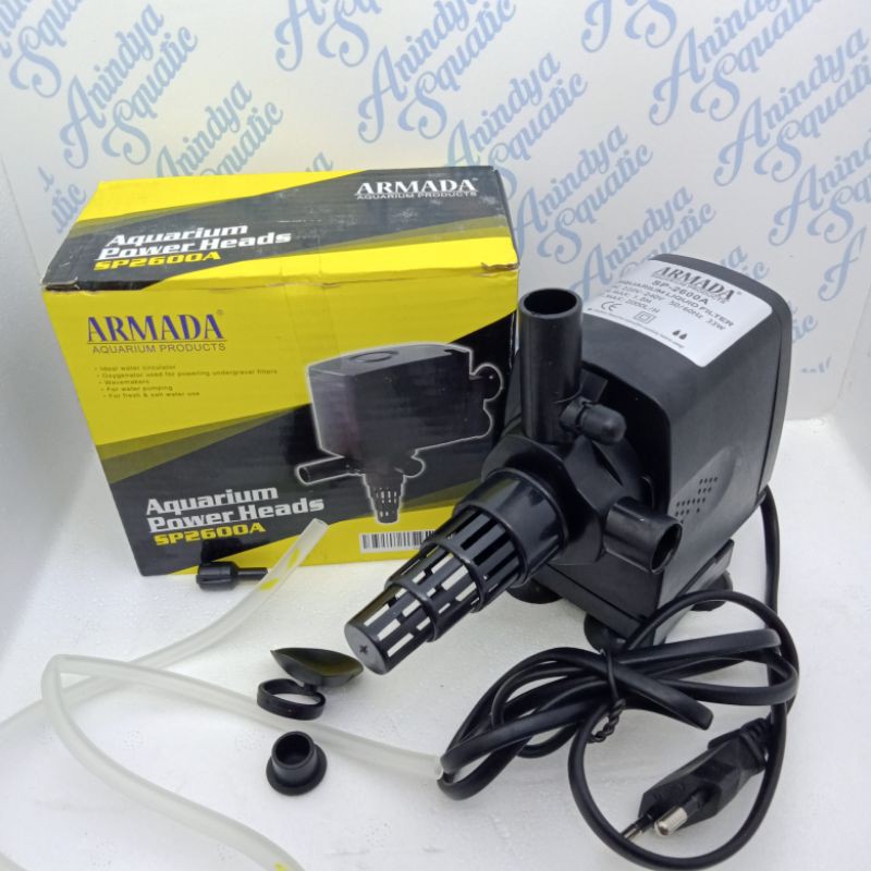 Mesin pompa aquarium akuarium ikan ARMADA SP2600 SP 2600 power head 2000L/H