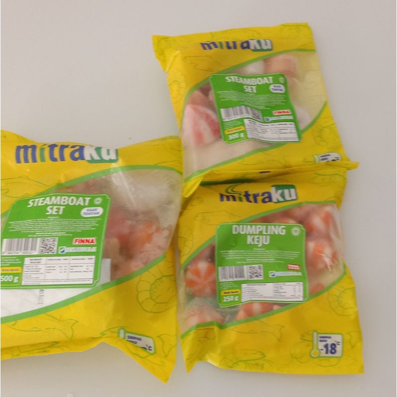 

steamboat 500gr, 300gr n dumpling keju 250gr