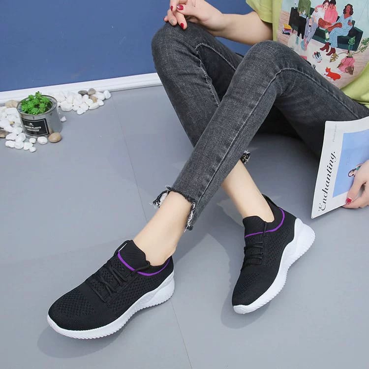 ♫ Megata ♫ S001 Sepatu Premium Sneakers Wanita Korea Import Fashion Sport Olah Raga Jogging Gym