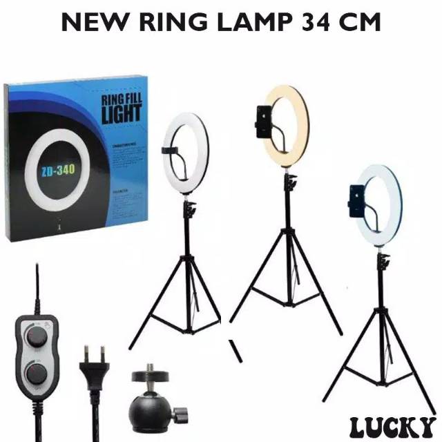 RING LIGHT LAMP VLOGGER MAKE UP LAMPU LED CINCIN STUDIO VIDEO HANDPHONE. TERMURAH!!!