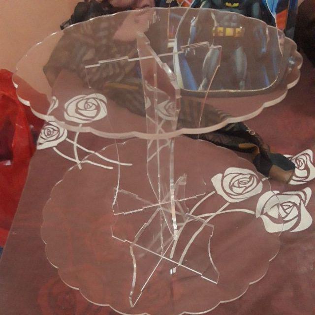 2 Susun Tier # Rak # Stand # Cup Cake # Cupcake Akrilik / Acrylic  / Akrelik