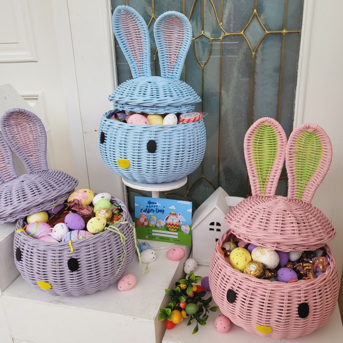 

Paket dekorasi box hampers easter bunny eggs kelinci telur paskah 39