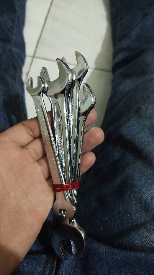Kunci Pas Kilat Set 4 Pcs Fukung Asli / Open End Wrench Fukung