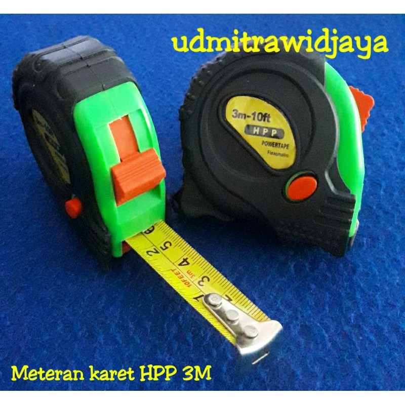 Meteran karet HPP 3M Rollmeter bangunan meteran tukang meteran berkualitas free bubble wrap wrapping