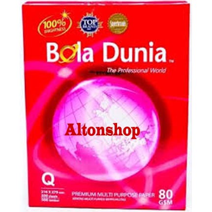 

Bola Dunia Kertas Size Quarto 80 gr