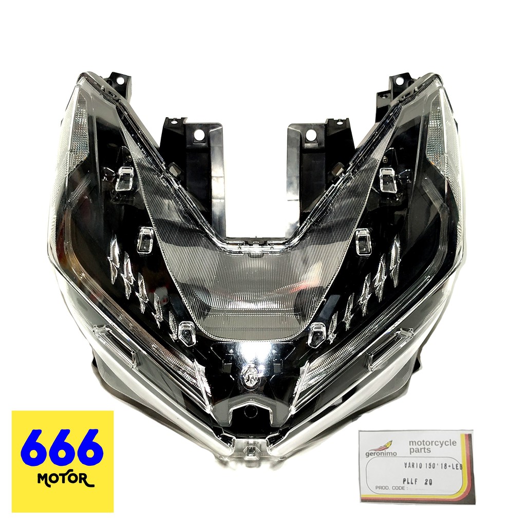 666MOTOR LAMPU DEPAN / REFLEKTOR VARIO 150 18 + LED