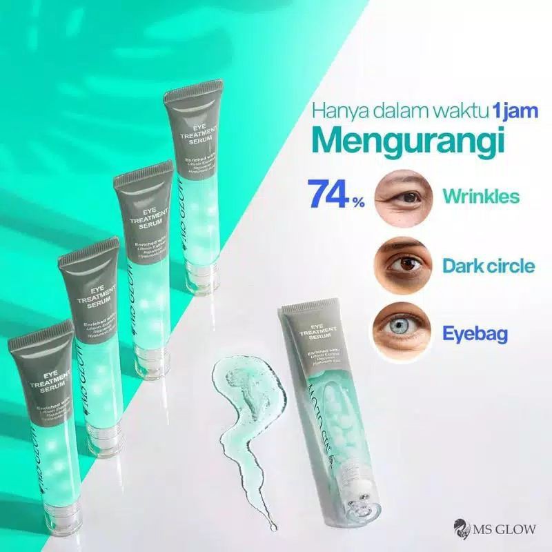 eye treatment serum MS glow | penghilang mata panda | penghilang kerutan mata