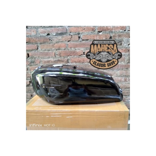 Tangki Tengki bensin Tangki honda GL 100 hitam polos import tangki bensin tangki gl 100 import