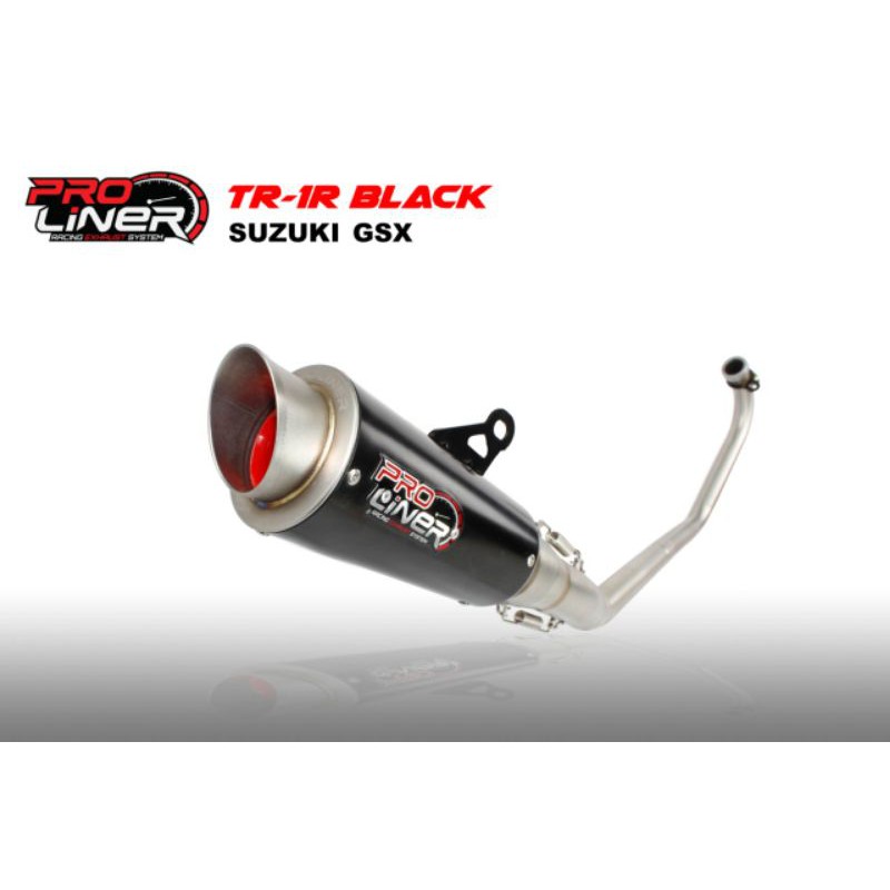 Knalpot Proliner Black Series TR1 Short CBR K46/MX King/Sonic/Fu