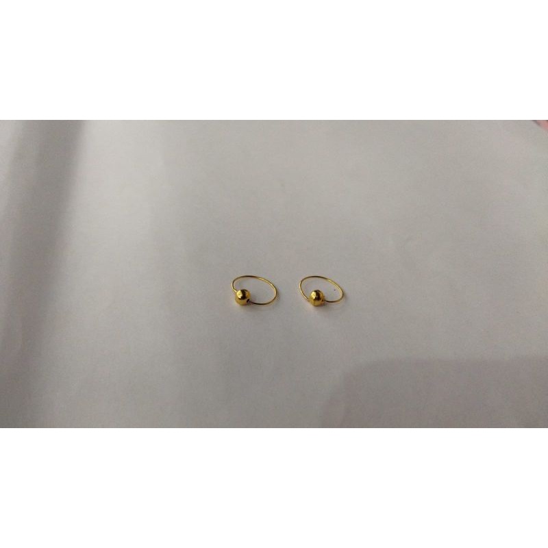 anting Baby Mrican emas kadar 10k / emas mini / baby Mrican 0.5gram