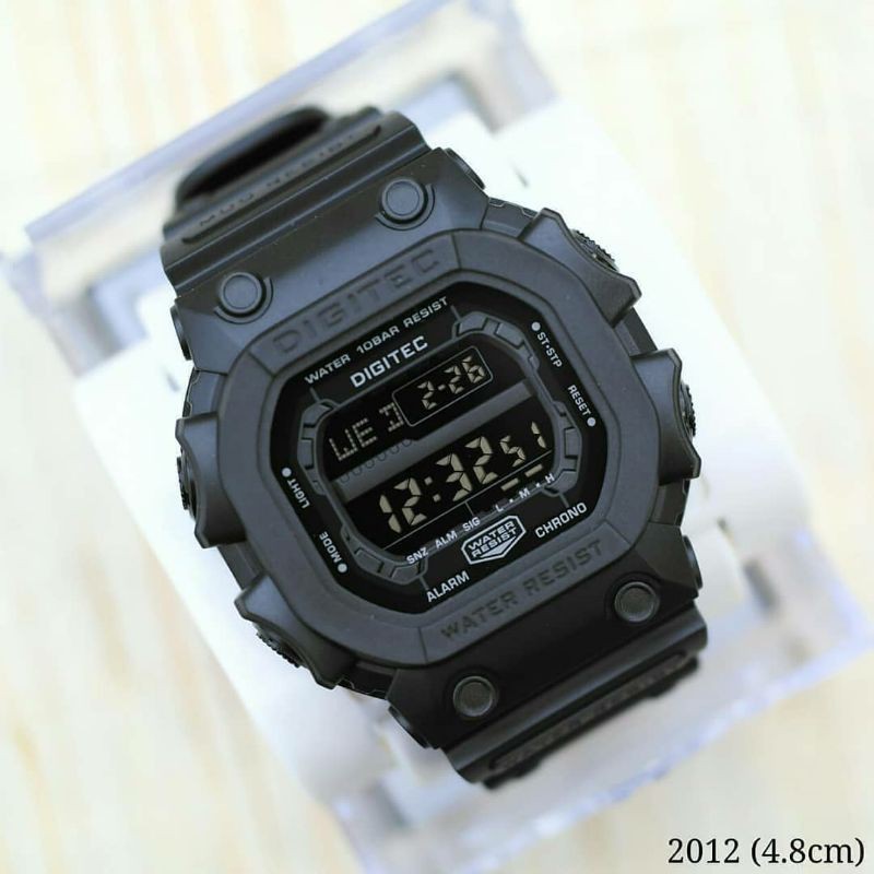 Jam Tangan Pria Digitec2012 Biru Navy Original Water Resist.