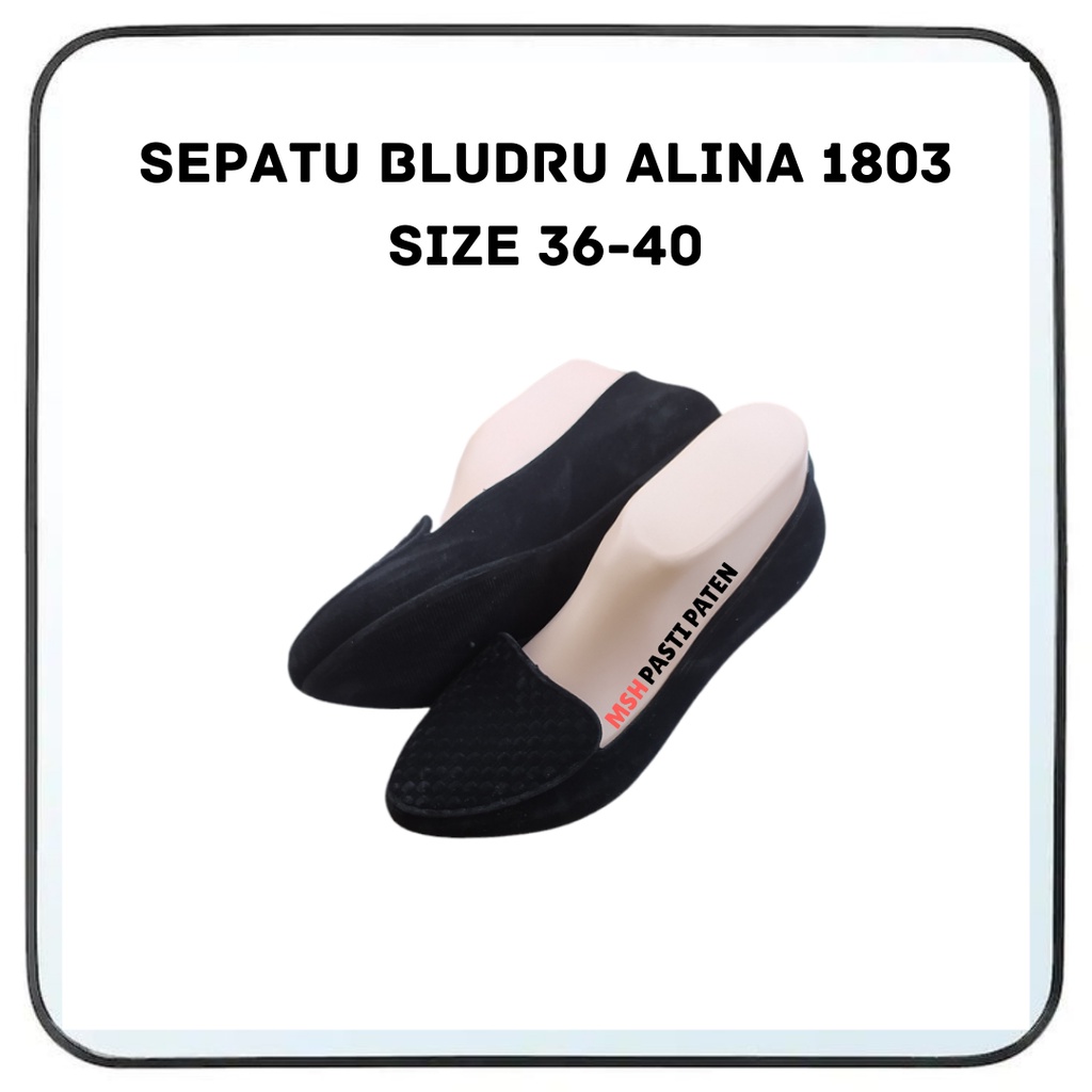 Flatsoes bludru ori alina 1803 ukuran 36-40 Sepatu wanita Sepatu formal