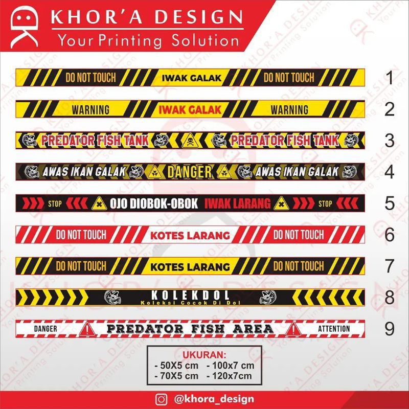 

stiker custom ukuran 60cm 10pcs