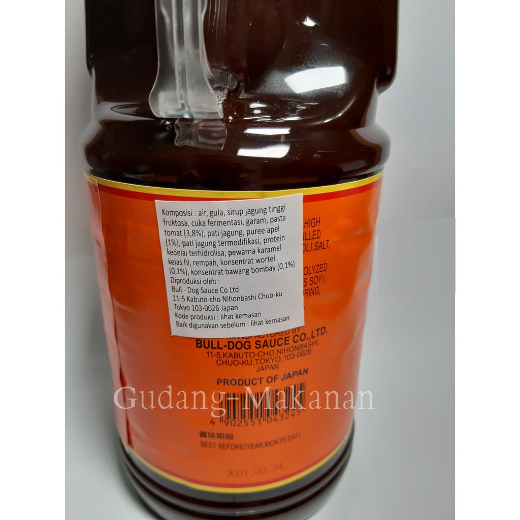 Bulldog Tonkatsu Sauce 1.8L