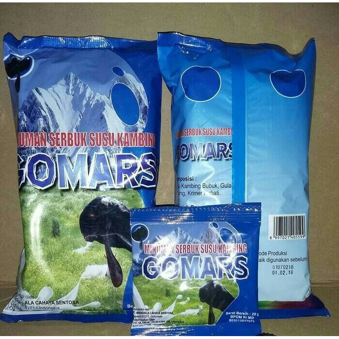 

Best Seller Susu Kambing Etawa bubuk Gomars SACHEToriginal isi 10 sachet