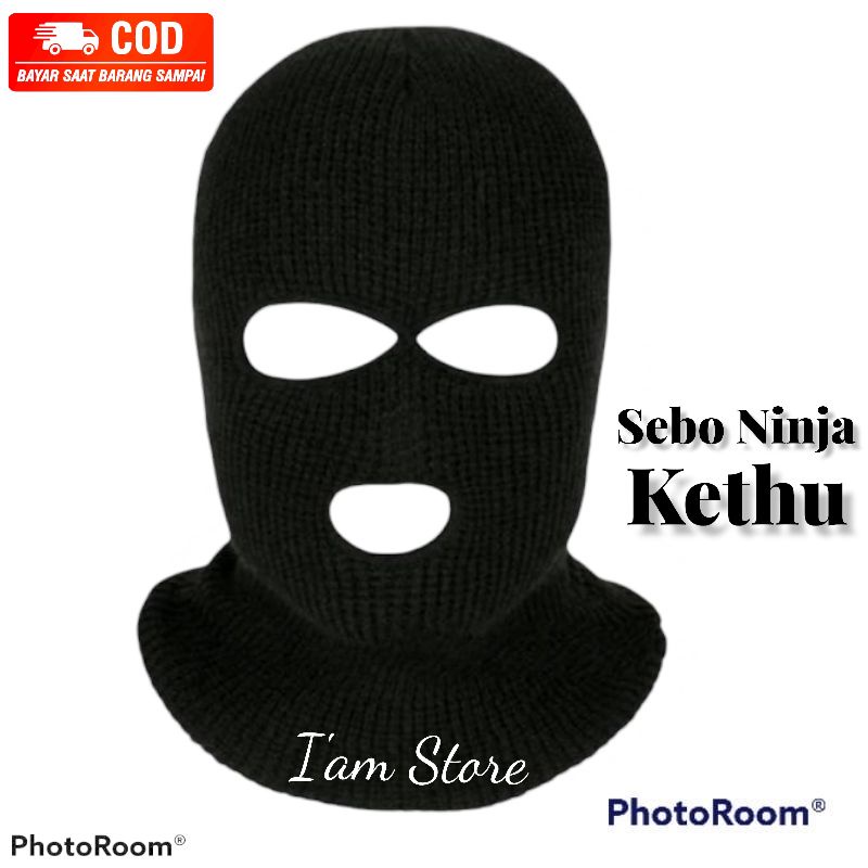 Topi Sebo/Topi Ninja/Topi Kethu/Kupluk/Topi Topeng/Topi Nelayan/Sebo Lubang 1/Sebo Lubang 2
