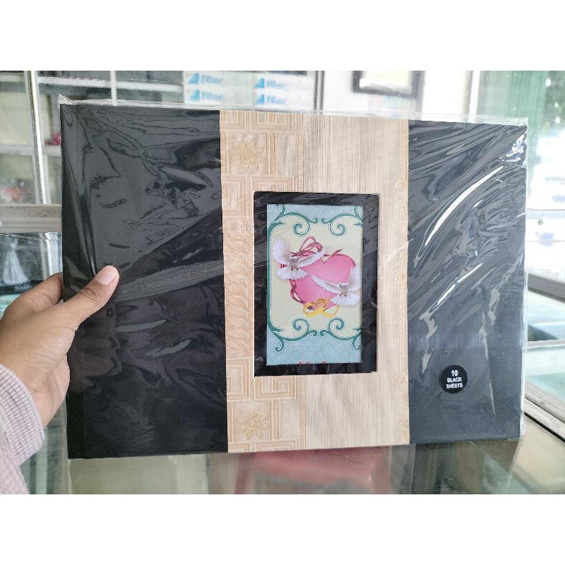 album magnetic panjang lubang (isi 80 lembar ukuran foto 4r)