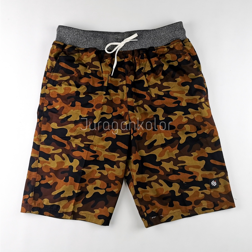 Celana Pendek Pria Surfing Pantai Distro Rib Motif Loreng