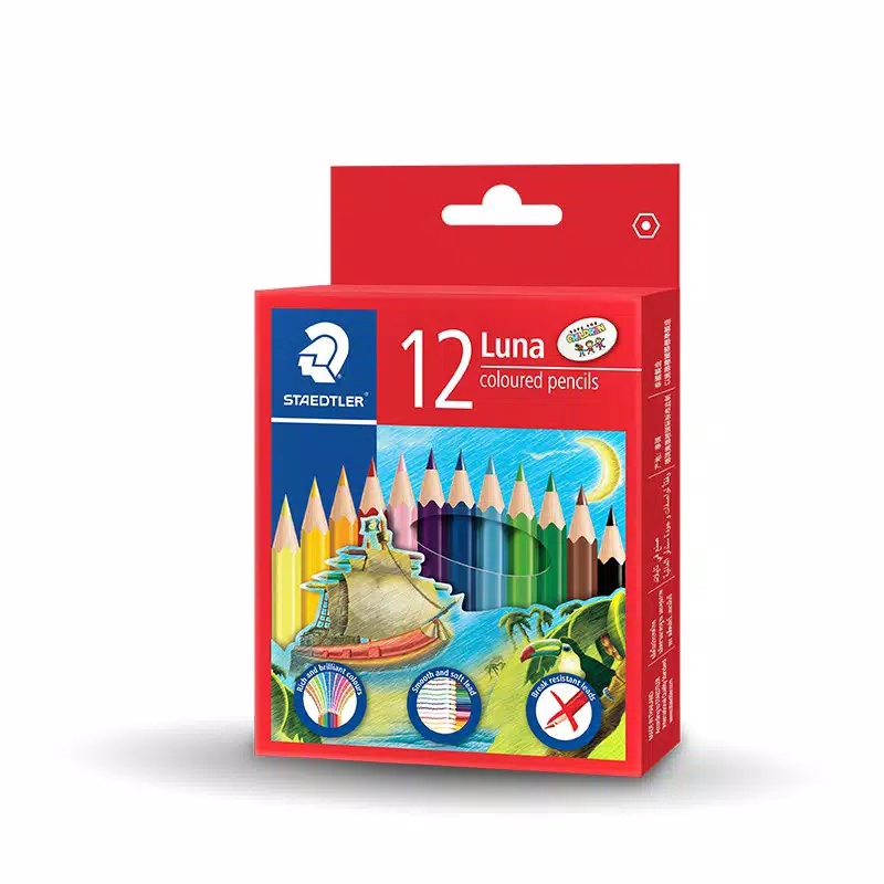 Staedler Colored Pencil Staedler Luna Permanets Pendek 12 PCS