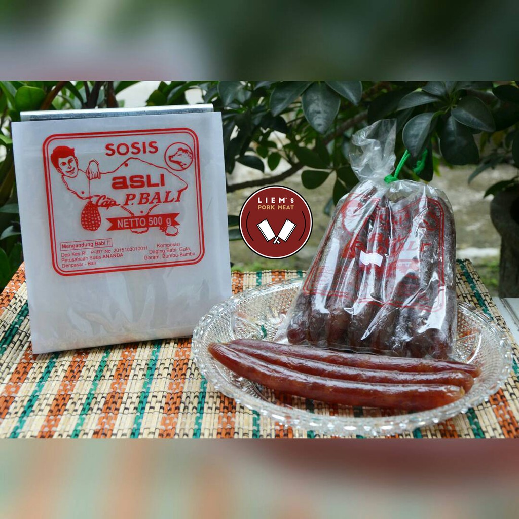 

Lapjiong Lap Chiong Sosis Bali Cap Pulau Bali Asli Bali