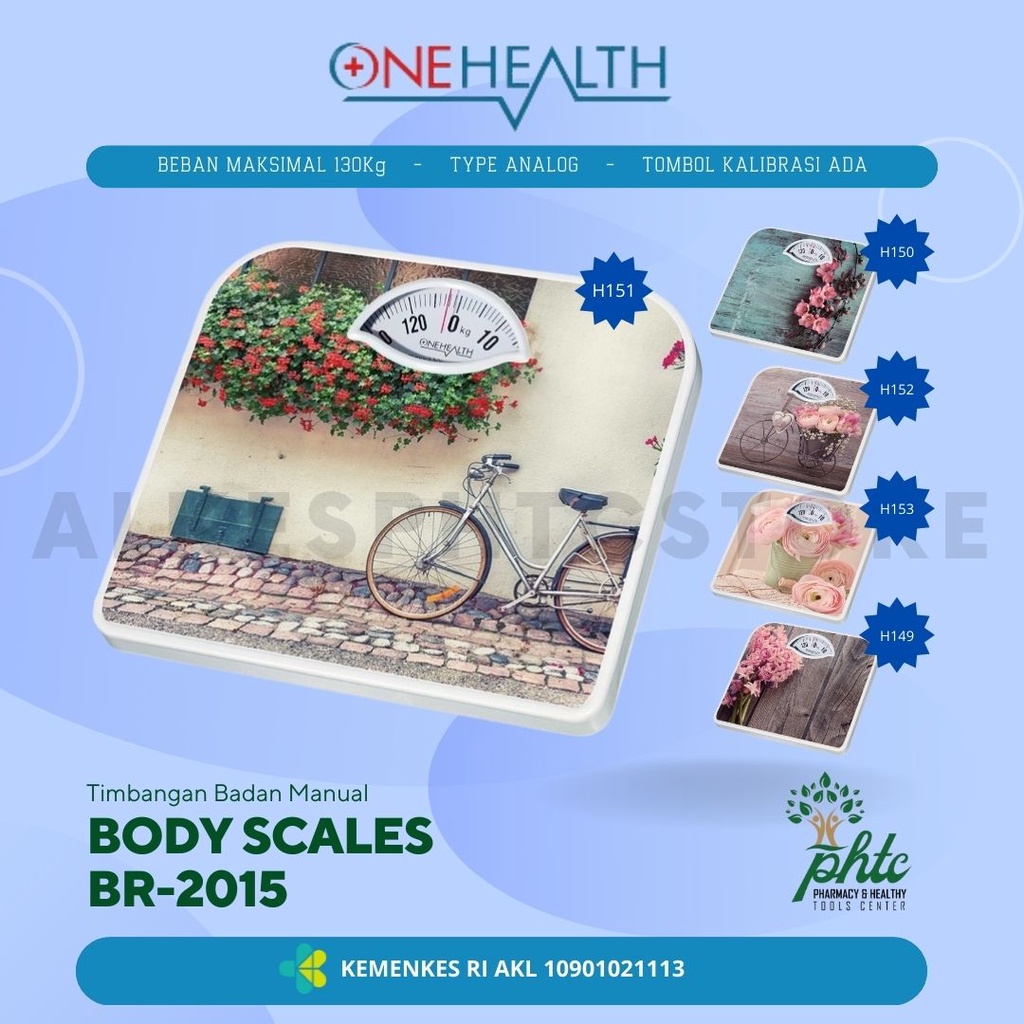 ONEHEALTH Timbangan Badan Manual BR2015