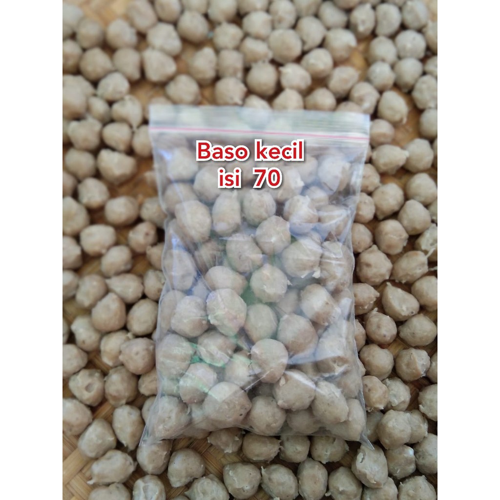 

Bakso Sapi Homemade Asli Plus Bumbu Isi 70 pcs