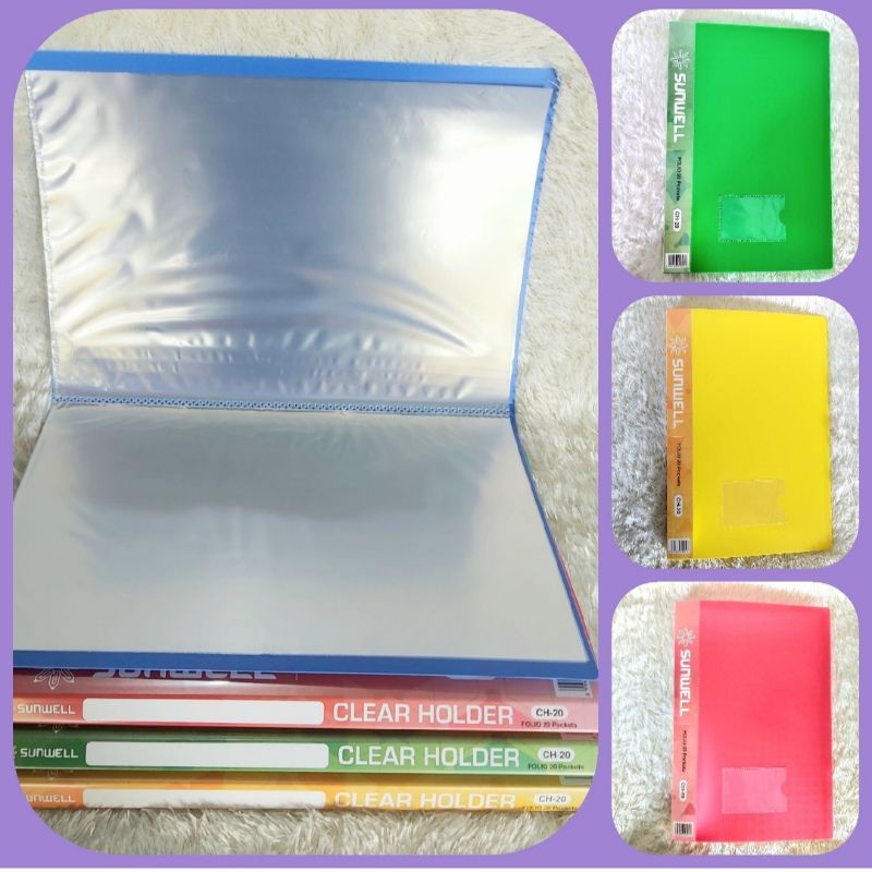 

Map Clear Holder/Dokument Keeper 20lbr Sunwell Folio Mrh/Kng/Hj/Br