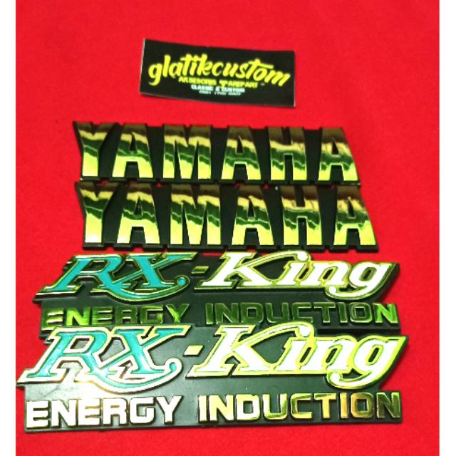 emblem rx king logo rx king satu set