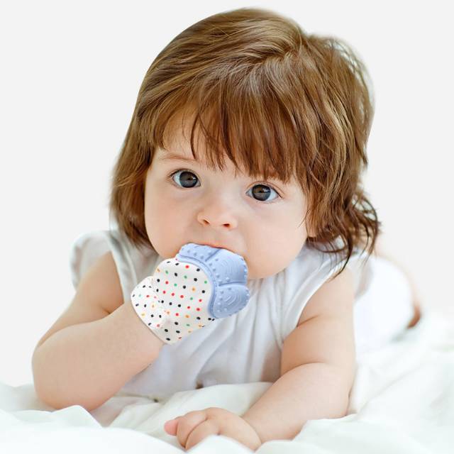 1234OS Sarung Tangan Teether Bayi | Mitten Baby Glove Teether.