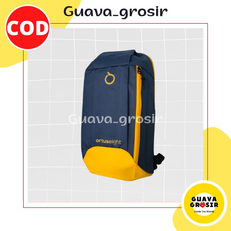 Tas sepatu bola Tas Ransel Olahraga Pira Wanita Tas Ransel Mini Wanita Tas sepatu futsal QC-Navy Kuning A4