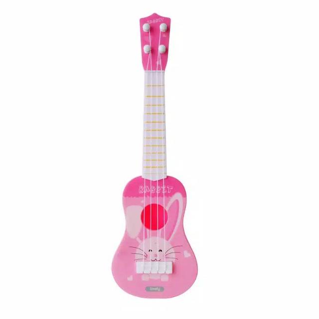 MOMBABY1 Mainan Gitar Ukulele Anak atau Kado Mainan Anak Alat Musik Gitar