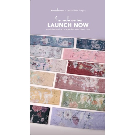 the nada series Buttonscarves x Indah Nada Puspita