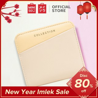 Miniso Official Dompet Pendek Wanita Seri Colorblock 