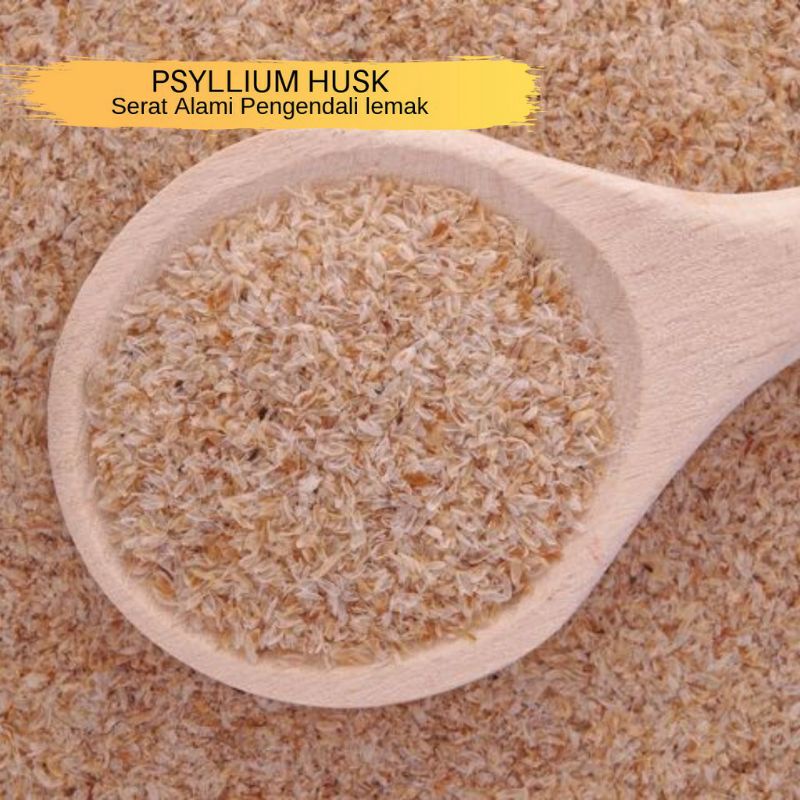 Psyllium husk 100 gram psylium husk psyllium husk powder serat fiber diet detox