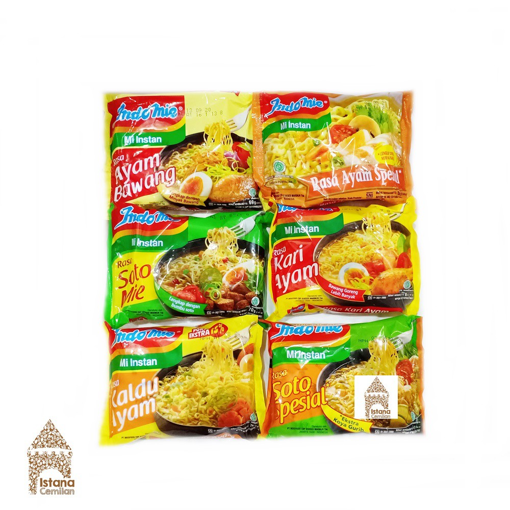  Indomie KUAH Ayam Bawang Kaldu Ayam Spesial Kari 