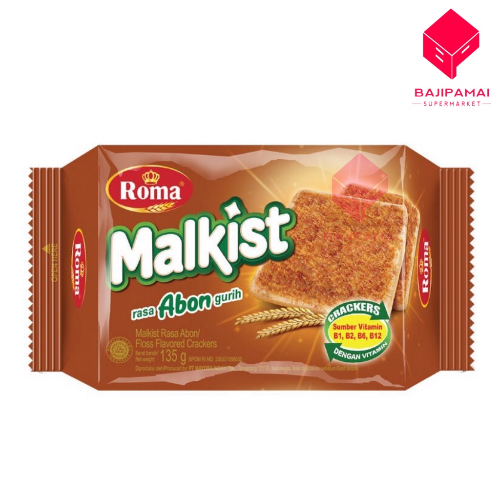 

Roma Malkist Rasa Abon Gurih 105 gr