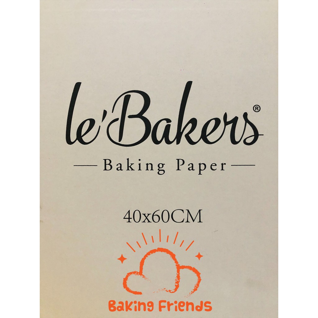 BAKING PAPER LE' BAKERS 5 LEMBAR 40 X 60CM / KERTAS ROTI LE BAKERS