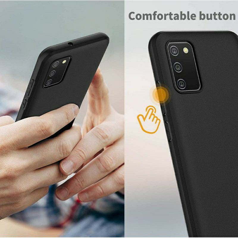 Case SAMSUNG A02S SofCase Blackmatte Premium Quality