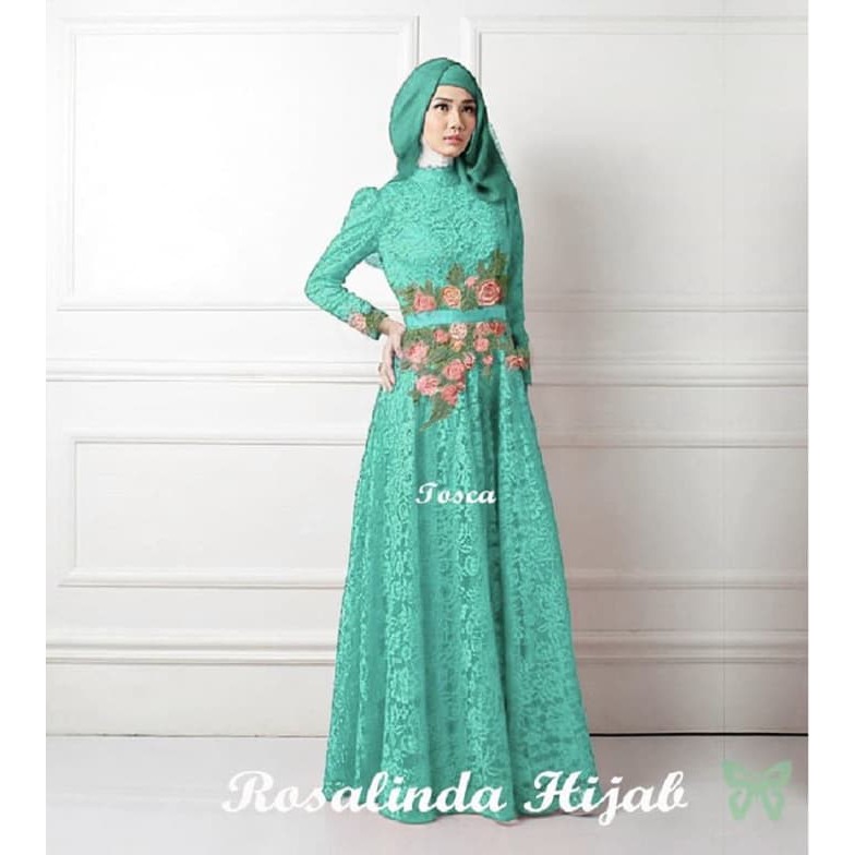 gamis Rosalinda Tosca [Gamis 0134] SFS Baju Gamis Wanita Terbaru