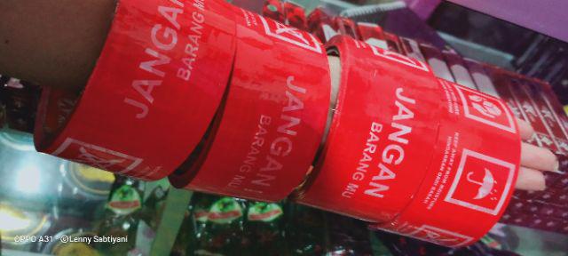Gratis Ongkir Lakban Fragile Warna Merah Jangan Di Banting !
